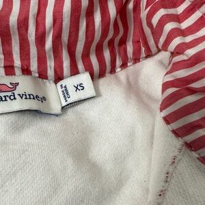 Vineyard Vines Pink and White Striped Top